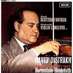 Bruch - Scottish Fantasia : David Oistrakh : Jascha  Horenstein and Paul Hindemith : LSO - 180g LP