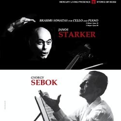Brahms - Sonatas for Cello and Piano Nos. 1 & 2 : Janos Starker  & György Sebök  - 180g LP