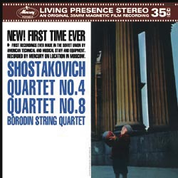 Shostakovich - String Quartets No. 4 &amp;  No. 8  - The Borodin String Quartet - 180g LP