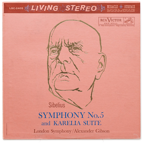 Sibelius - Symphony No. 5 : Karelia Suite : Alexander Gibson : London Symphony Orchestra - 200g LP